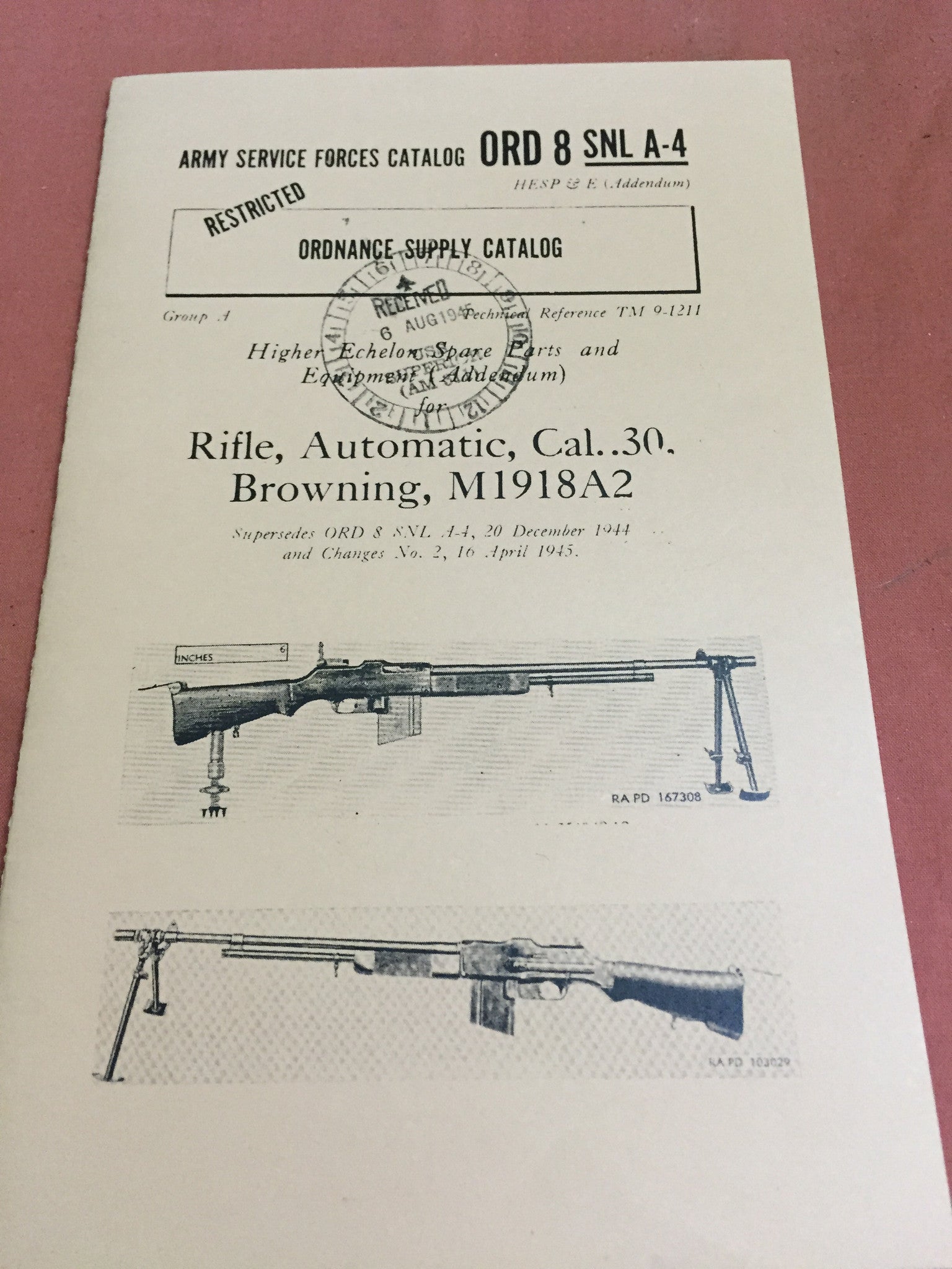 Ordnance Supply Catalog