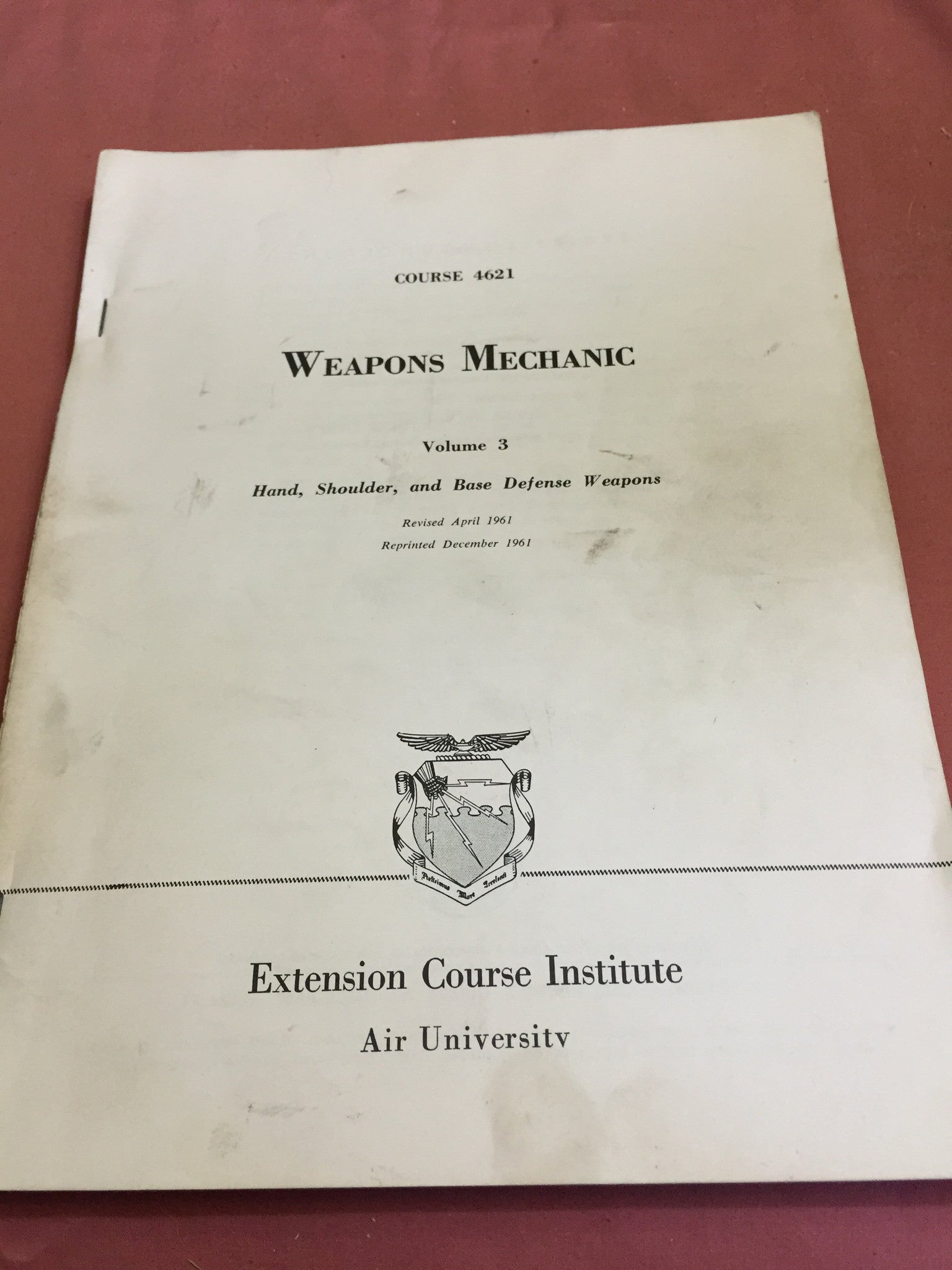 USAF Weapons Mechanic manual