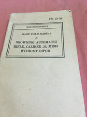FM 23-20 M1918 field manual