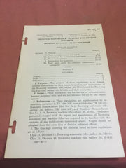 Technical Regulations 1400-30E Browning Automatic and Machine rifle Ordnance Maintenance