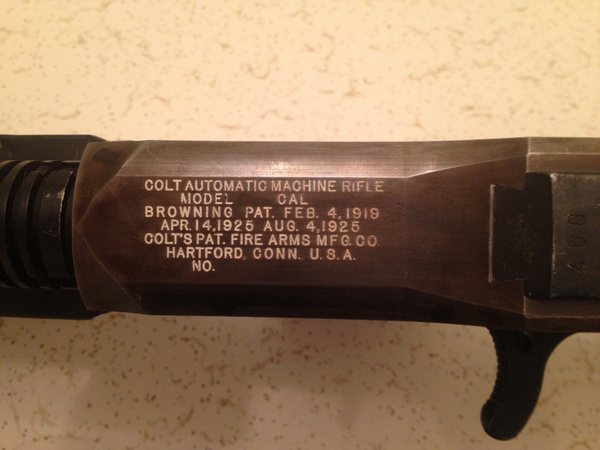 Colt R75 Dummy Gun – WWII BAR Man