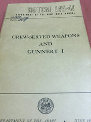 ROTC Crew served weapons manual