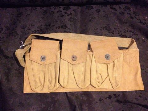 WWI Bandoleer left side