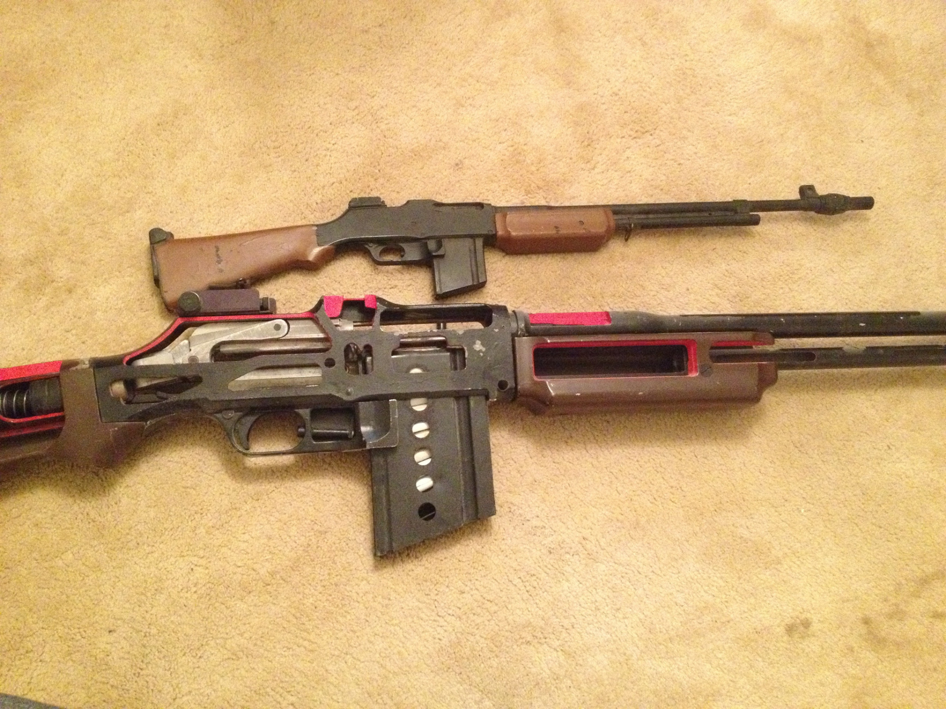 Modified Bar Rifle 2X double scale training cutaway BAR m1918 m1918a2 browning automatic ...